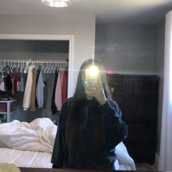 American Eagle Outfitters Sweaters - Velvet hoodie from American eagle :)